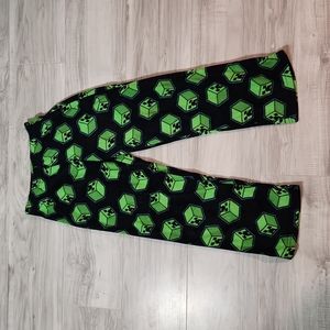 Minecraft fleece pajama pants